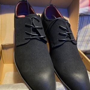 Classic Men's Black Lace-Up Dress Shoes